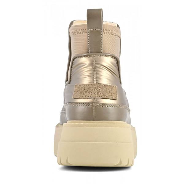 Colors Of California Boot Nylon Mix Sneaker Sole Tan