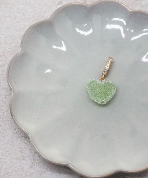 7 Days Collection Candy Hjerte Lys Grønn Med Gullanheng