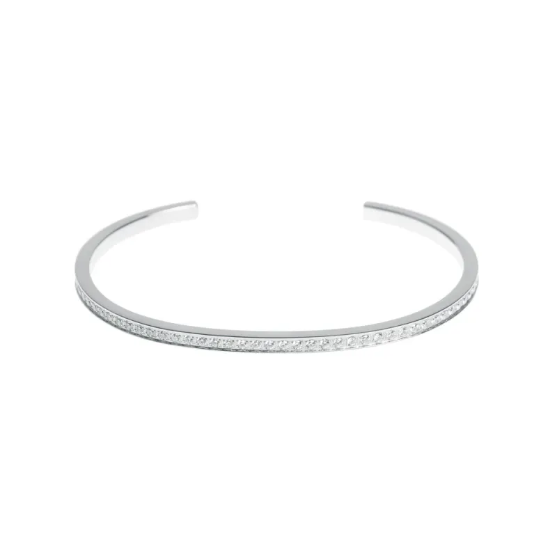 Dark Crystal Cuff Silver