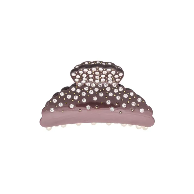Dark Crystal Hair Claw Large Maroon
