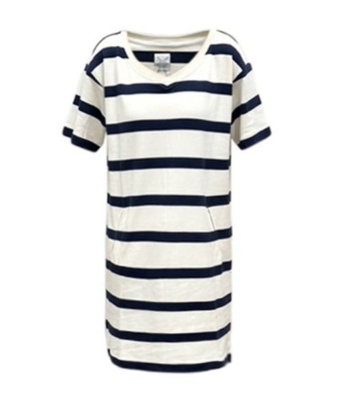 Blue Sportswear Jessica Dress Ecru W New Navy